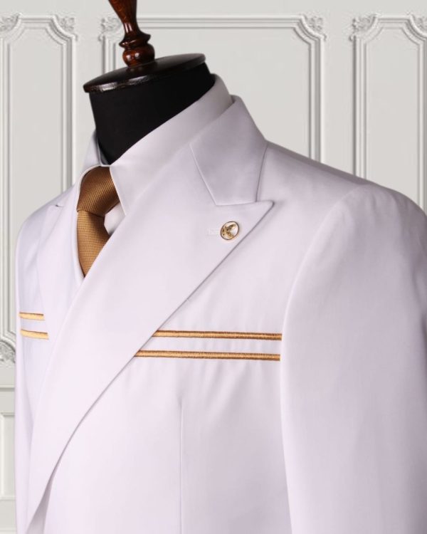 Classic Double-breasted Suit - Image 2