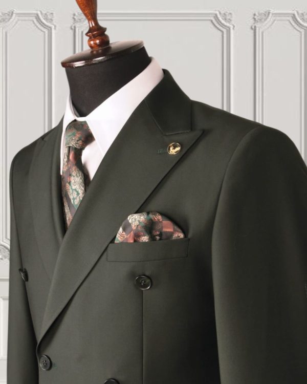 Classic Double-breasted Suit - Image 2