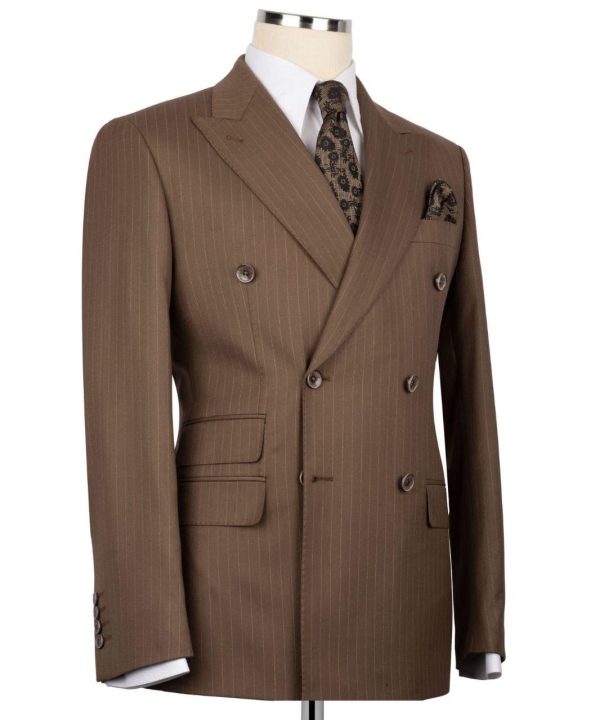 Classic Double-breasted Suit - Image 3