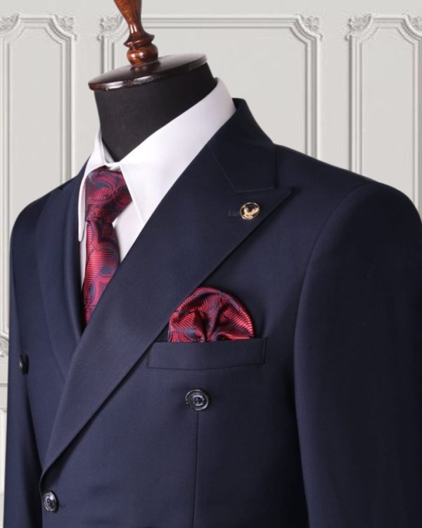 Classic Double-breasted Suit - Image 2